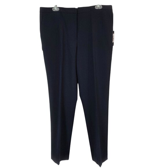 Tommy Hilfiger Fairfield Slim Ankle Trouser Pants Navy Blue Size 12 NEW with Tag - Picture 1 of 9
